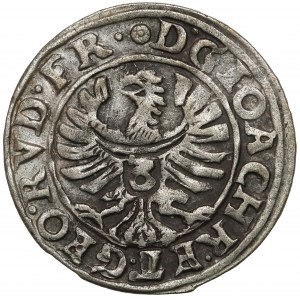 Śląsk, Jan Chrystian i Jerzy Rudolf, 3 krajcary 1613, Złoty Stok