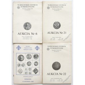 Katalogi aukcyjne WCN i PTN 1993-2000 (4szt)