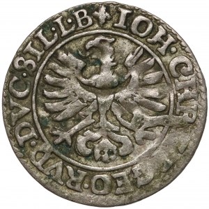 Śląsk, Jan Chrystian i Jerzy Rudolf, 3 krajcary 1615, Złoty Stok