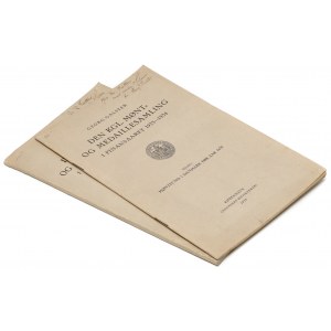 Den kgl. Mønt- og medaillesamling i finansaaret 1933-1934, H. Galster, 1935, 1936 (2)