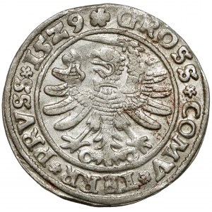Zygmunt I Stary, Grosz Toruń 1529 - PRVSS - bardzo ładny