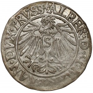 Prusy, Albrecht Hohenzollern, Grosz Królewiec 1538 - piękne lustro