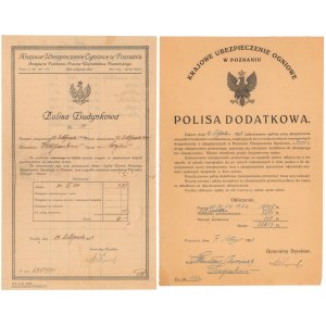 Krajowe Ubezpieczenie Ogniowe w Poznaniu, Polisa Budynkowa i Dodatkowa (2szt)