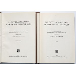 Die Mittelalterlichen Münzfunde in Thüringen