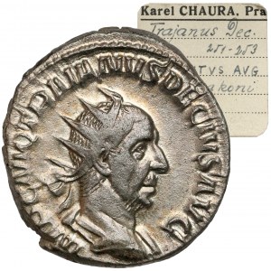 Trajan Decjusz (249-251 n.e.) Antoninian - ex. Karel CHAURA