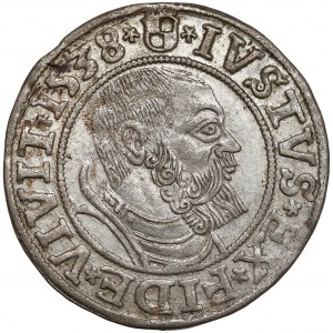 Prusy, Albrecht Hohenzollern, Grosz Królewiec 1538