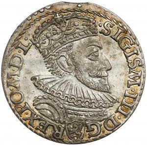 Zygmunt III Waza, Trojak Malbork 1592 - piękny