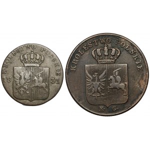 Powstanie Listopadowe, 3 i 10 groszy 1831 (2szt)