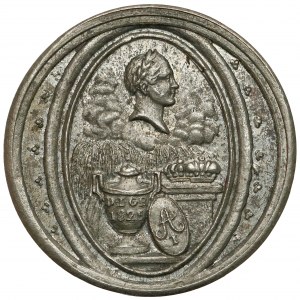 Medal, Dobroczyńcę Swojego Opłakująca Polska 1825 (średnica 16 mm!)