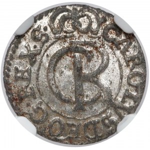 Karol XI, Szeląg Ryga 1661