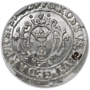 Zygmunt III Waza, Grosz Gdańsk 1627 - PIĘKNY