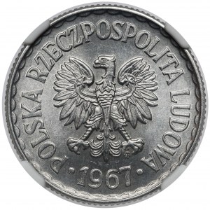 1 złoty 1967 - rzadki rok - piękna