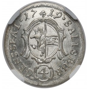 Austria, Salzburg, 4 krajcary 1719 - MENNICZE