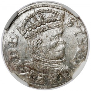Stefan Batory, Trojak Ryga 1586 - menniczy