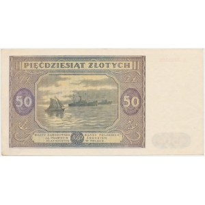 50 złotych 1946 - duża litera