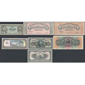 Mexico, Salvador, Peru - small lot od 7 banknotes