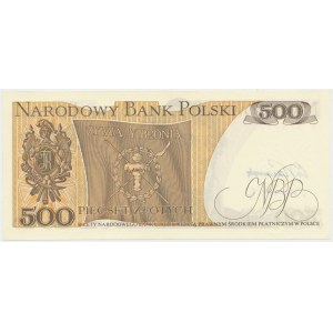 500 złotych 1974 - z autografami Cz. Kamińskiego i A. Heidricha