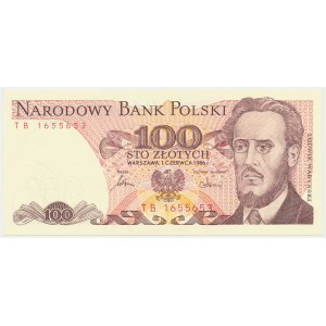 100 złotych 1986 - TB