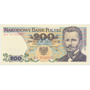 200 złotych 1979 - BA