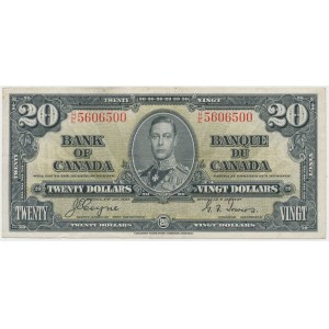 Canada, 20 Dollars 1937