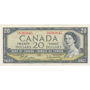 Canada, 20 Dollars 1954