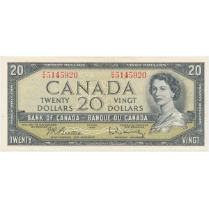 Canada, 20 Dollars 1954