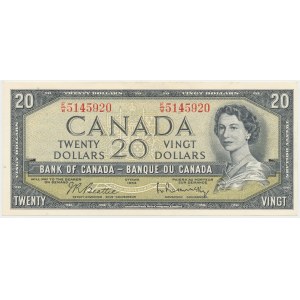 Kanada, 20 Dollars 1954