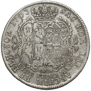 August III Sas, Talar 1763 FWóF, Drezno - ostatni