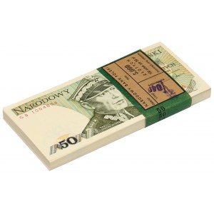 Paczka bankowa 50 złotych 1988 - GB