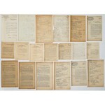 Collection of old documents 19th century (~190pcs)
