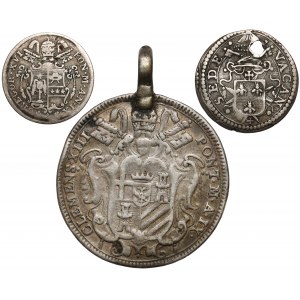 Watykan, zestaw srebrnych monet (3szt)