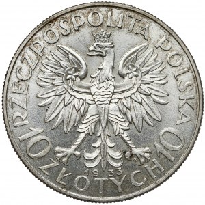 Głowa Kobiety 10 złotych 1933