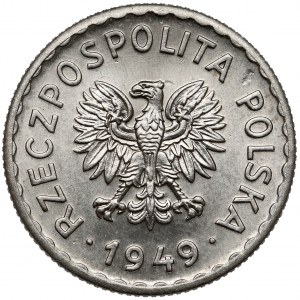 Próba NIKIEL 1 złoty 1949