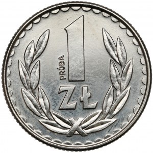 Próba NIKIEL 1 złoty 1986