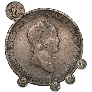 1 złoty polski 1833 KG - litery 'S ODWRÓCONE - b.rzadka