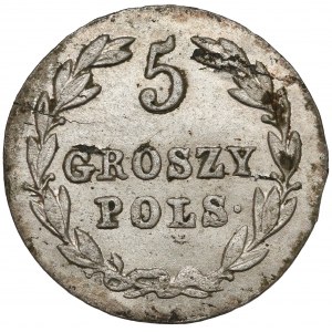 5 groszy polskich 1827 F.H.