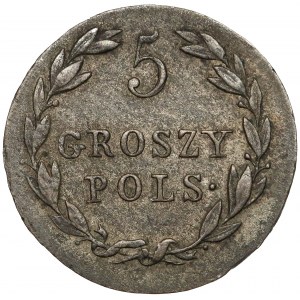 5 groszy polskich 1818 IB