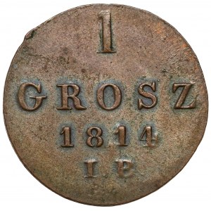 Księstwo Warszawskie, Grosz 1814 I.B. - piękny