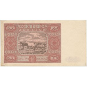 100 złotych 1947 - duża litera