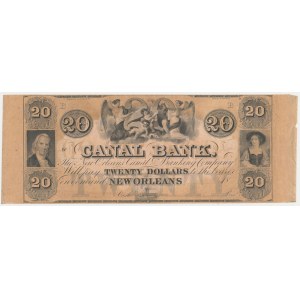 Canal & Bankning Co, 20 Dollars 18[xx]