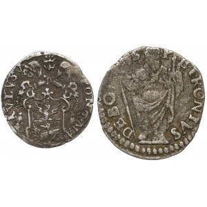 Watykan, zestaw monet srebrnych (2szt)