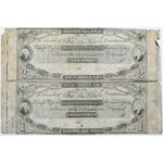 Rhode Island, New England Commercial Bank - uncut sheet 2x 2 Dollars 18[xx]