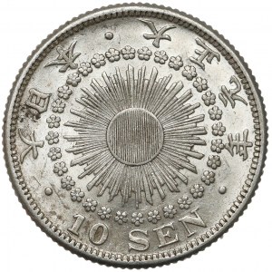 Japonia, Meiji, 10 sen (1873-1906)