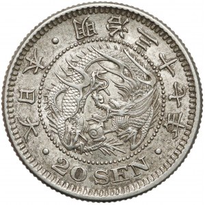 Japonia, Meiji, 20 sen (1873-1905)