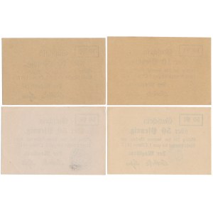 Strelno (Strzelno), 2x 10 i 2x 50 pfg 1917 (4szt)