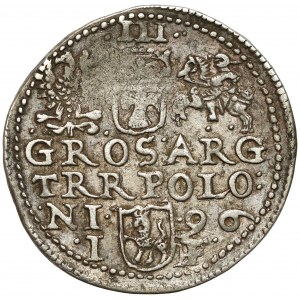 Zygmunt III Waza, Trojak Olkusz 1596 - POLONI