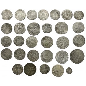 Niemcy, od XVI do XVIII wieku, duży zestaw monet (30szt)