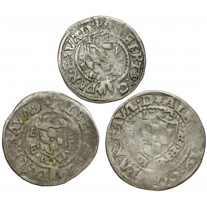 Bayern, Herzogtum, 2 Kreuzer und 3 Kreuzer 1557-64 (3szt)