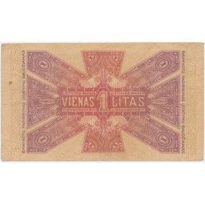 Lithuania, 1 Litas 1922 - November issuse