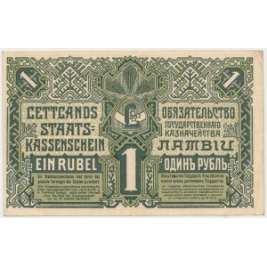 Łotwa, 1 Rublis 1919 - H